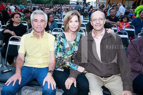 Javier Mijares, Consuelo Fernández y Enrique Osorio