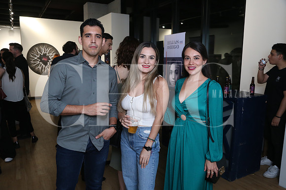 Jonathan Garza, Irma Chartea y Elizabeth Villa