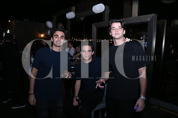 Daniel Gastelum, Gabriel Acosta e Isaac Carrillo