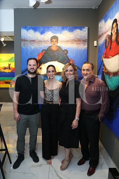 Ricardo Cisneros, Gama, Alejandra Sañudo, Lucila Gama y Ricardo Cisneros 1
