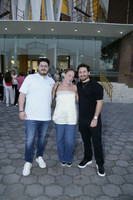 Alejandro Hinojosa, Camila Wise y Evaristo González (2)