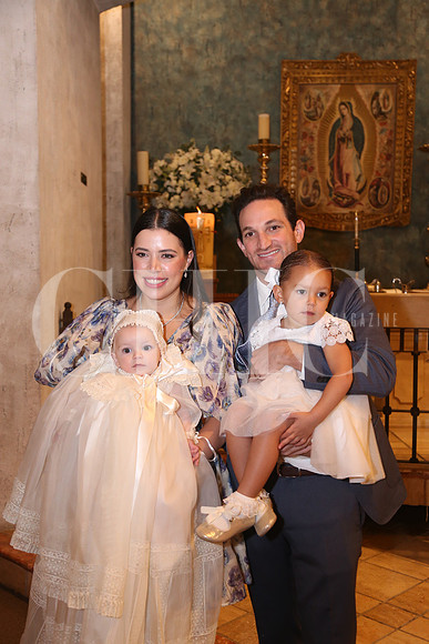 Eugenia Aldape de Garza, Adrián Garza, Benjamin Garza y Emilia Garza 1