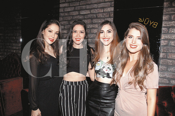 Gaby Cortez, Aida Gámez, Amalia Muñoz y Daniela Treviño
