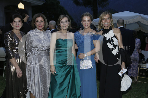 Virlette Nader, Noel Nader, (mamá del novio) Juanita Karam, Lupita González y Mary Velazco (2)