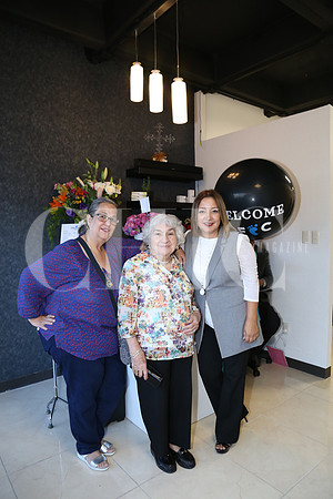 Rosy Martínez, Aurora González y Myrna Mendoza de García