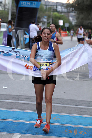 Cyntia Pulido, ganadora del 5 k femenil