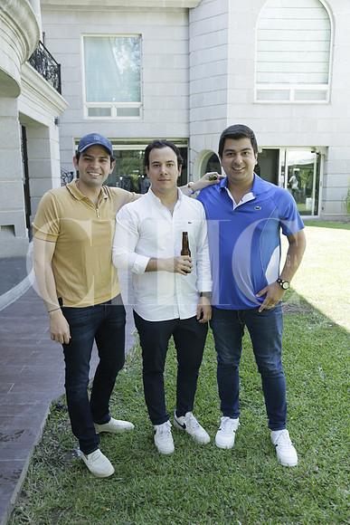 Marcelo Flores, Rodrigo Guevara y Andrés Martínez