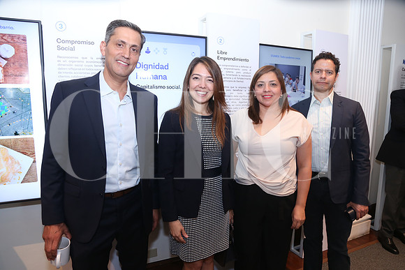 Francisco Fernández, Deyanira Delgado, Ana González y Rafael Ayala