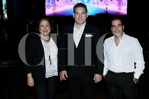 Lucy Taho de Fernández, Rogelio Martínez y Leonel Martínez
