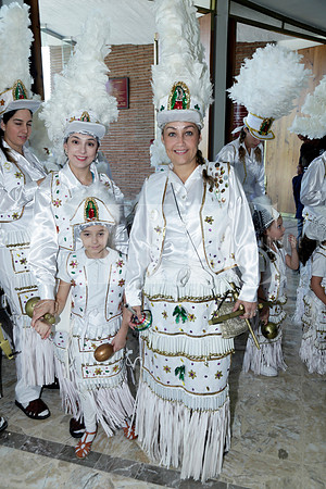 Mercy González, Renata Cabello y July Alcocer de Zambrano