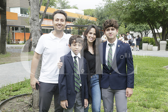 Gerardo Dieste, Gabriel Dieste, Laura Julián y Eugenio Dieste