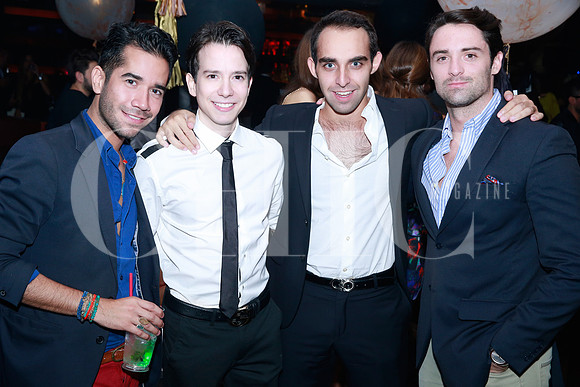 Shalim Alemán, Alfonso Zertuche, Héctor Trujillo y Albert Daniel Chico