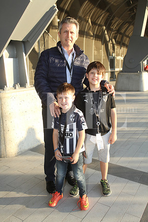 Manuel Santos, David Marcelo y Jose Pablo Santos