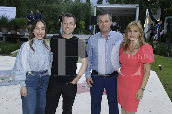 Marilú García de Colosio,Luis Donaldo Colosio, Andrés Engels y Ana Martha Treviño de Engels