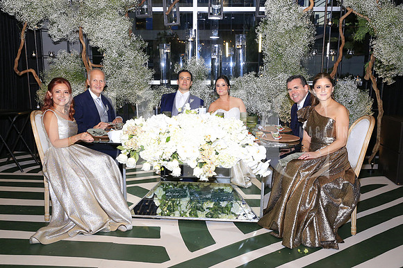 Maru Barcena, Oscar Guevara, Rodrigo Guevara, Grazia Decanini, Rodrigo de la Garza y Grace Rodriguez