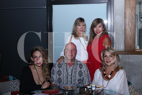 Tere Garza, Martha Cantú, Alejandra Gómez, Roberto Garza y Rosy Zambrano