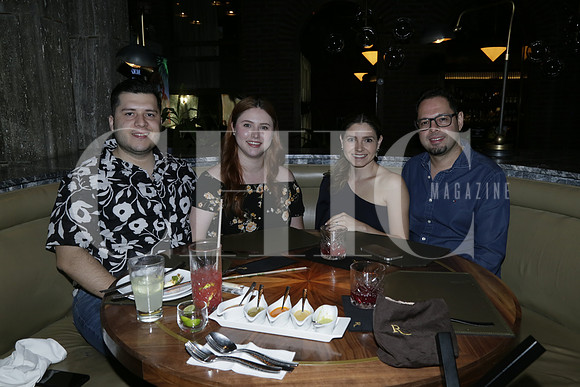 Levy Delgado, Bertha Cárdenas Ileana Aguirre y Hugo Orta