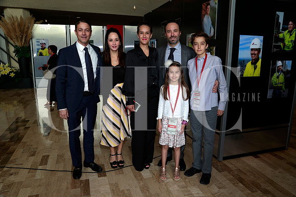 Rodolfo Martínez, Brenda Flores de Martínez, Priscilla Schwarz, Alejandre Varés, Sofía Varés y Diego Varés