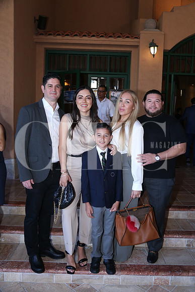 Hugo Garza, Abigail Carrillo, German Garza, Samantha de la Rosa y Arturo Girolengo