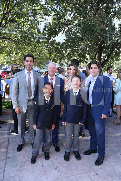 Raúl Saide, Mauricio Salazar, Antonella Michellena, Iker Saide, Mauricio Salazar y Jacobo Escandon