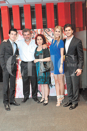 Bernardo Jaime, Jorge Guerra, Tete Clariond de Guerra, Isa Jaime y Ricardo Coronado