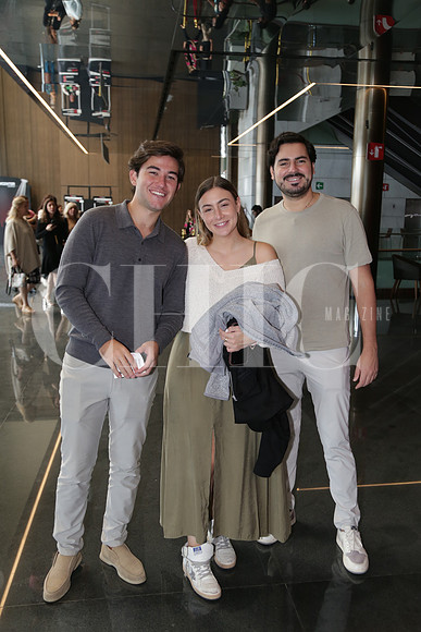 Jorge Covian, Marcela Vázquez y Patricio Borrego