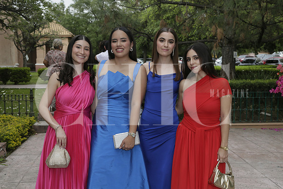 Carla Favela, Karime Loyola, Cecilia Fernández y Ana Paula Baez