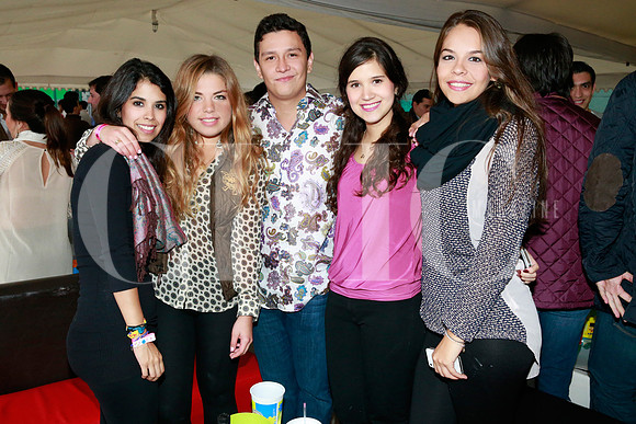 Regina García, Andrea Dip, Alfonso de la Garza, Paola Zarate y Alejandra Bolado