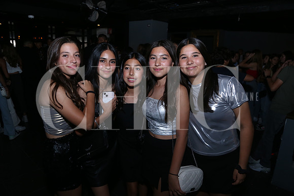 Regina González, Camila Flores, Isabela Ruiz, Viviana Martínez y Roberta Chapa