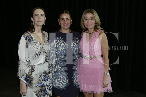 Laura Fernández, Alejandra Contreras y Elsa Garza