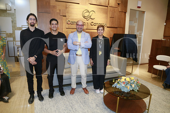 Miguel Cantú, Andrés Lima, Laura de Carranza, Rogelio Carranza y Jessica Ochoa