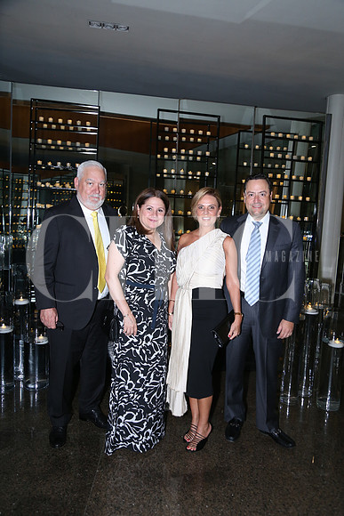 Pedro de Urquidi, Rosy Ayala de Urquidi, Marcela de Dobalina y Aroldo Dobalina
