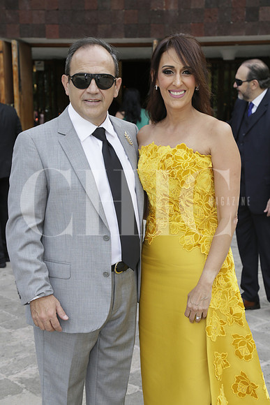 (papás del novio) Eduardo Arrambide y Mayra Martínez de Arrambide