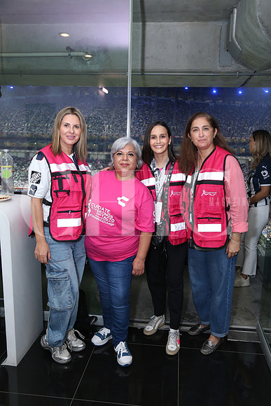 Cruz María Cantú, Olga Montelongo, Gaby Beltran y Carla Garza de Sada1