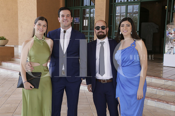Sofia Rhon, Roberto Elizondo, Juan Pablo Rodríguez y María José Garza
