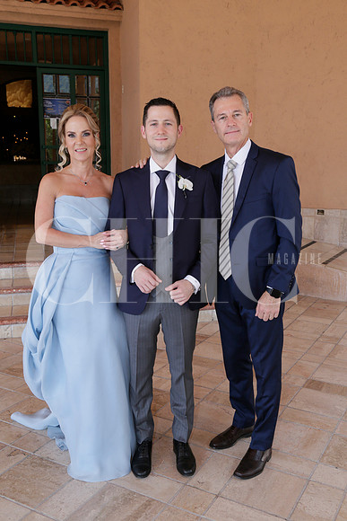 Yolanda Sada de Barocio, Andrés Barocio y Alfredo Barocio
