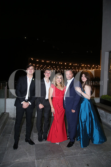 Eduardo de León, Emmanuel de León, Karina Guzmán de De León, Eduardo de León y Estefani de León