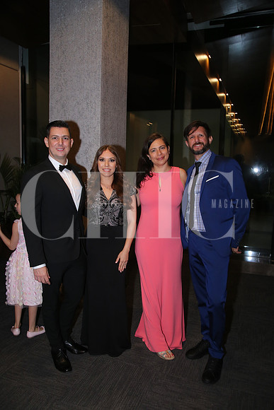Fernando González, Claudia Ponce, Amanda González y Hugo González