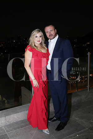 Karina Guzmán de De León y Eduardo de León