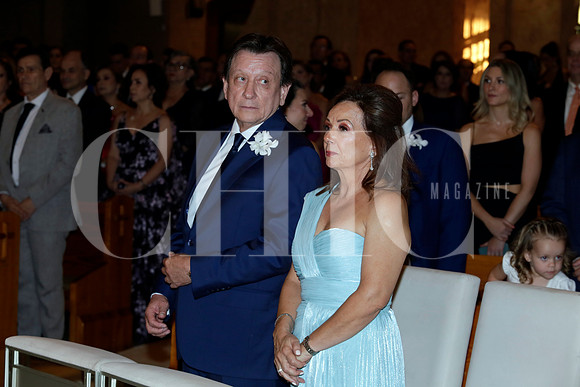 (papás de la novia) Luis Guerrero y Claudia Dabdoub de Guerrero