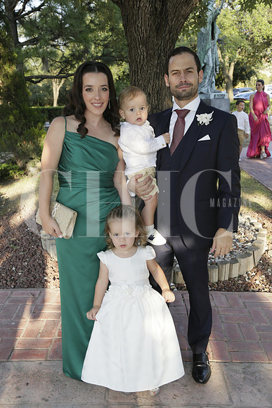 Ana Sofia Guerrero, Andrés Villarreal, Isabella Villarreal y Andrés Villarreal