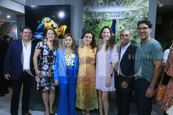 Rodolfo Piñeiro, Daniela Benavides, Cytnhia Villarreal de González, Cordelia Elizondo de Prestamo Silvia de Belden, Ricardo Rodríguez y Jorge Martínez
