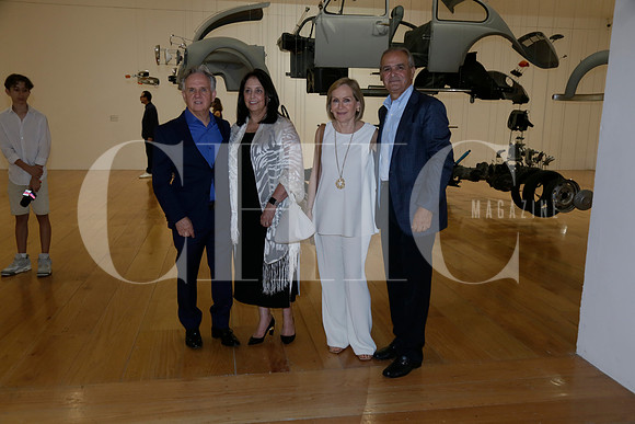 Marcelo Zambrano, Adriana de Zambrano, Cristina Toussaint y Luis Mendoza