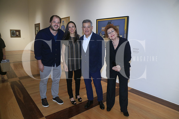 Yolanda Garza de González, Armando González y Emma Molina