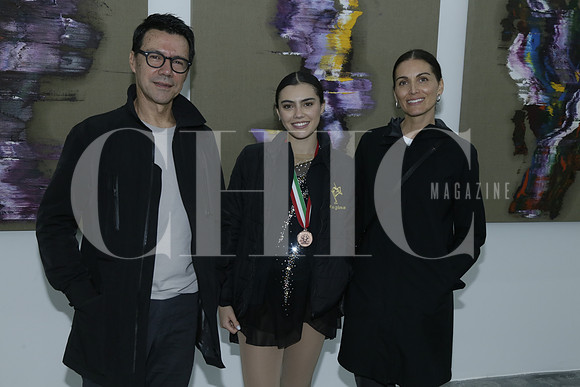 Alfredo Hidalgo, Regina Hidalgo y Rosalia Guzmán