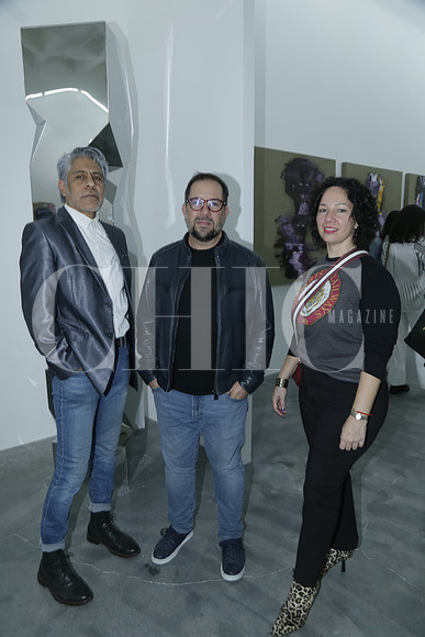 Marcos Garanados, Mauricio Cortés y Myriam Salinas