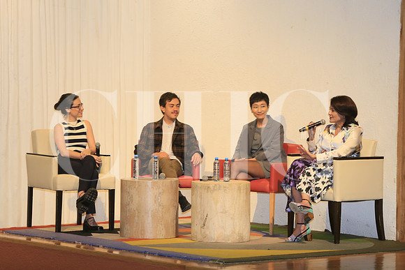 Mariana Mañon, Manolo Larrosa,  Jo Ying Peng y Tayana Pimentel