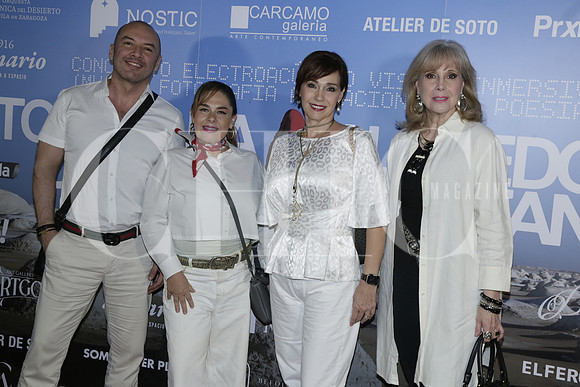Carlos Zertuche, Blanca Martínez, Manola Gutíerrez y Dora María Maldonado