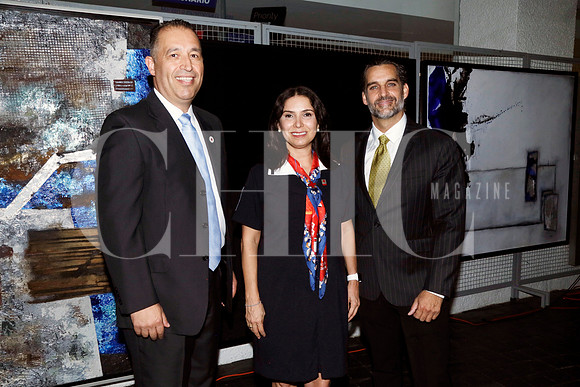 Rogelio Ayala, Mónica Díaz de Zambrano y Andrés Noriega