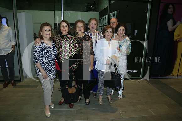 Dinhora González, Minis Collier, Esthela Menchaca, Blanca López, Lupita Calderoni, Magdalena Marroquin de Sada y Ricardo Sada